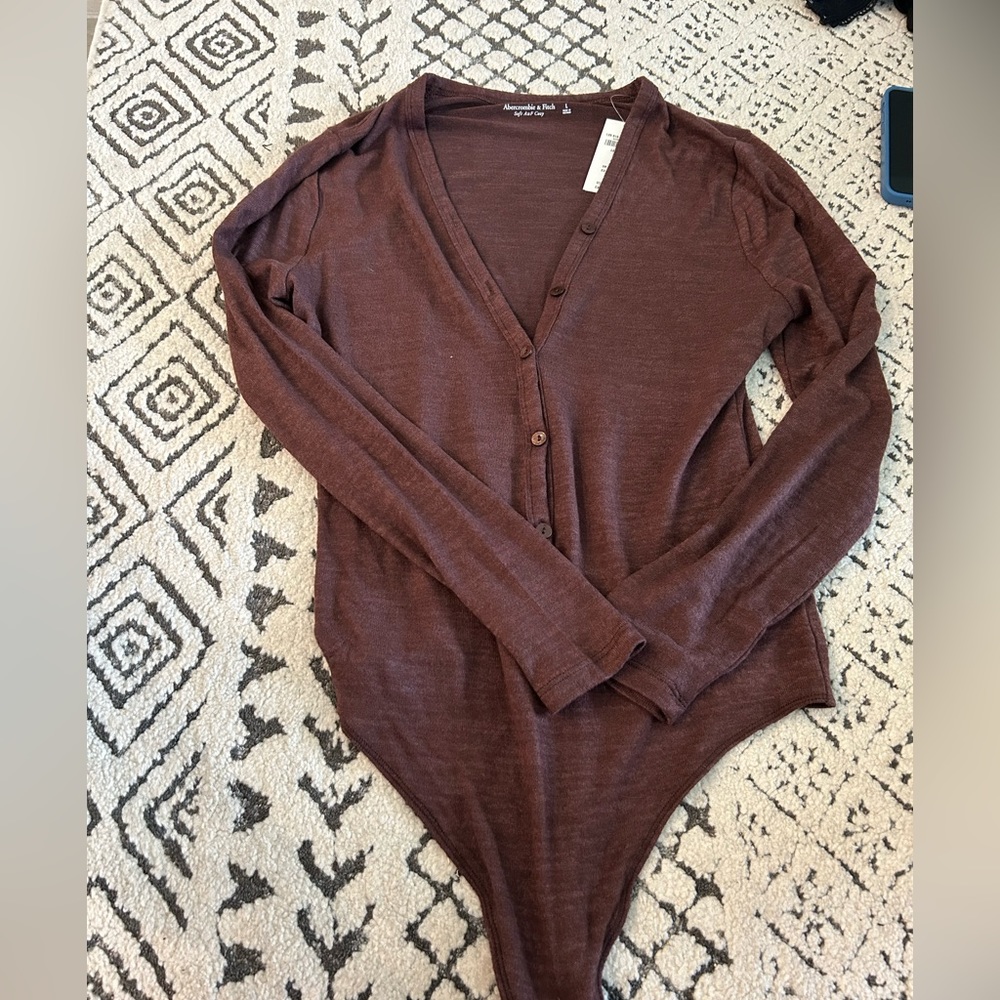 Abercrombie and Fitch long sleeve cozy bodysuit